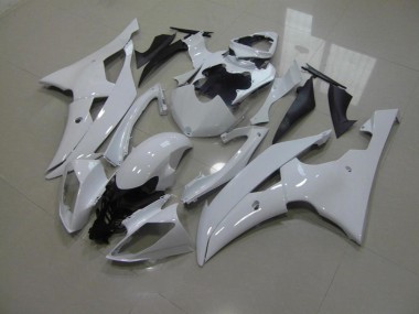 2008-2016 Pearl White No Decals Yamaha YZF R6 Motorbike Fairing