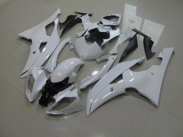 2008-2016 Pearl White No Decals Yamaha YZF R6 Motorbike Fairing 2008-2016 Pearl White No Decals Yamaha YZF R6 Motorbike Fairing