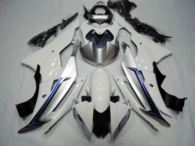 2008-2016 White Black Blue Yamaha YZF R6 Motorcycle Replacement Fairings