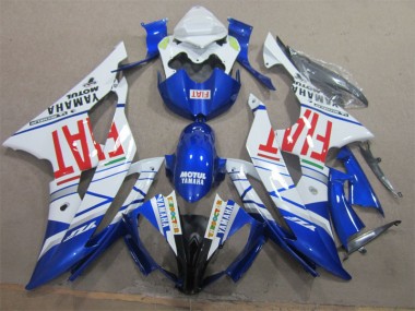 2008-2016 White Black Red Fiat Yamaha YZF R6 Motorbike Fairing Kits