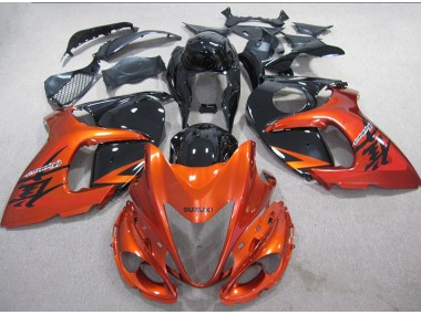 2008-2019 Orange Black Suzuki GSXR1300 Hayabusa Motor Bike Fairings