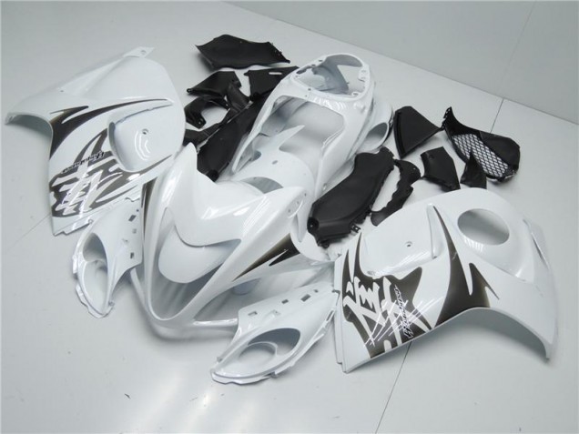 2008-2019 White Suzuki GSXR 1300 Hayabusa Replacement Motorcycle Fairings 2008-2019 White Suzuki GSXR 1300 Hayabusa Replacement Motorcycle Fairings