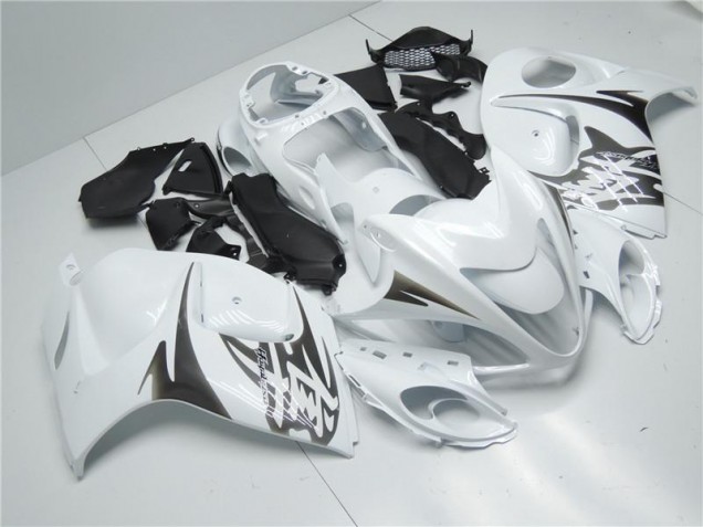 2008-2019 White Suzuki GSXR 1300 Hayabusa Replacement Motorcycle Fairings 2008-2019 White Suzuki GSXR 1300 Hayabusa Replacement Motorcycle Fairings