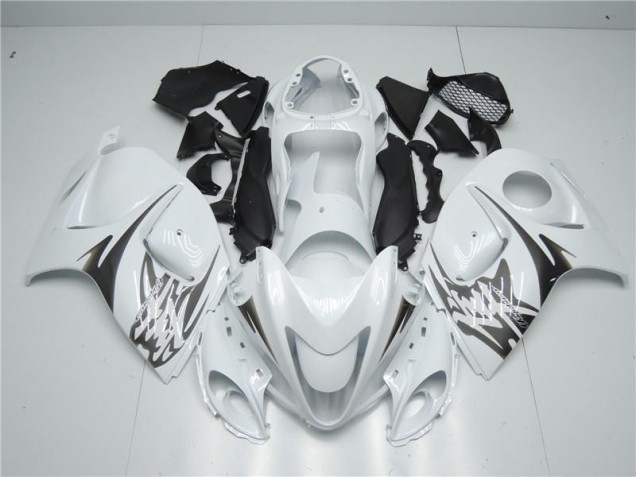 2008-2019 White Suzuki GSXR 1300 Hayabusa Replacement Motorcycle Fairings 2008-2019 White Suzuki GSXR 1300 Hayabusa Replacement Motorcycle Fairings