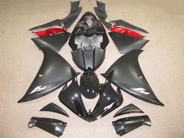 2009-2011 Black Yamaha YZF R1 Motorcycle Fairings Kit