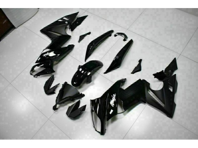 2009-2011 Glossy Black Kawasaki EX650 Bike Fairings 2009-2011 Glossy Black Kawasaki EX650 Bike Fairings