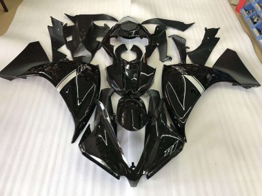 2009-2011 Glossy Black Yamaha YZF R1 Motorcycle Fairings