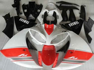 2009-2011 Racy Red White Black Yamaha YZF R1 Motor Bike Fairings