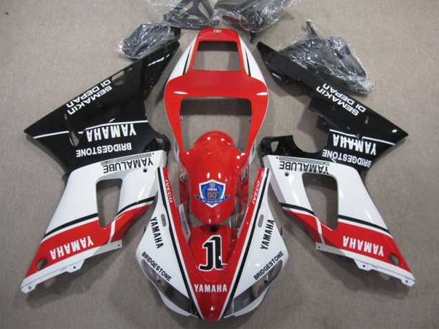 2009-2011 Red White Black Yamaha YZF R1 Motorcycle Bodywork 2009-2011 Red White Black Yamaha YZF R1 Motorcycle Bodywork
