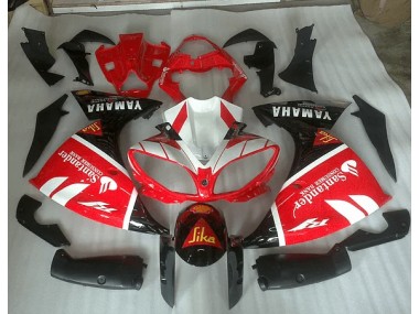 2009-2011 Red White and Black Graphic Yamaha YZF R1 Motorbike Fairing