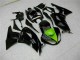 2009-2012 Black Green Kawasaki ZX6R Moto Fairings 2009-2012 Black Green Kawasaki ZX6R Moto Fairings