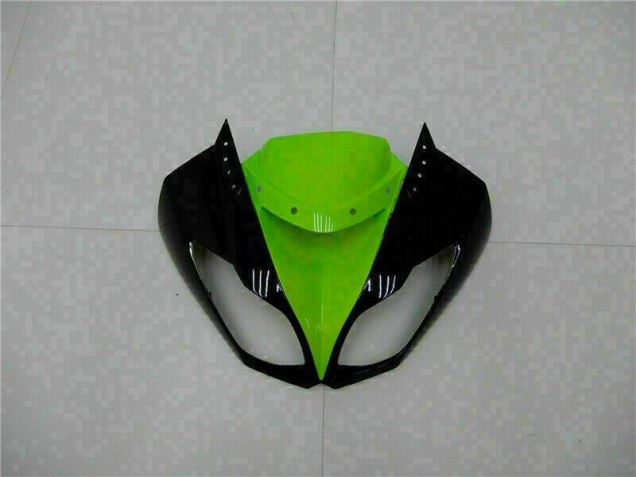 2009-2012 Black Green Kawasaki ZX6R Moto Fairings 2009-2012 Black Green Kawasaki ZX6R Moto Fairings