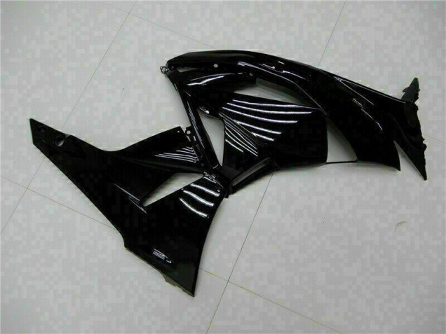 2009-2012 Black Green Kawasaki ZX6R Moto Fairings 2009-2012 Black Green Kawasaki ZX6R Moto Fairings