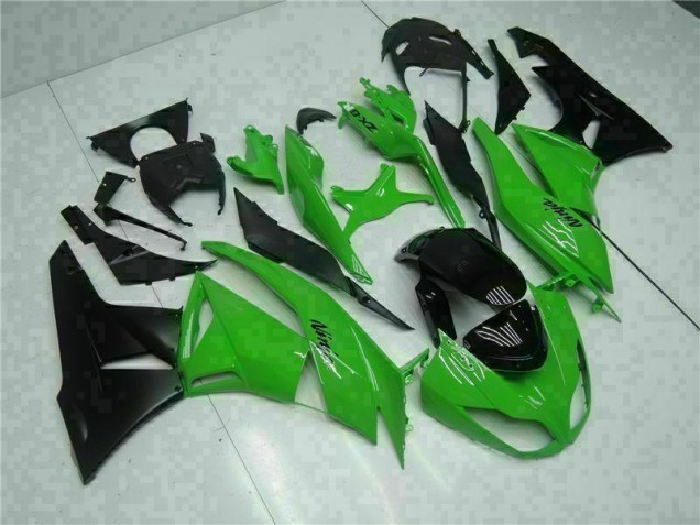 2009-2012 Black Green Kawasaki ZX6R Motorcycle Bodywork 2009-2012 Black Green Kawasaki ZX6R Motorcycle Bodywork