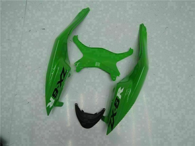 2009-2012 Black Green Kawasaki ZX6R Motorcycle Bodywork 2009-2012 Black Green Kawasaki ZX6R Motorcycle Bodywork