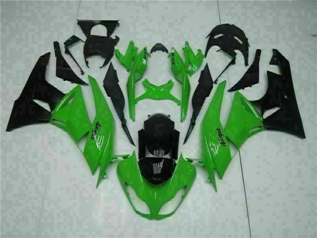 2009-2012 Black Green Kawasaki ZX6R Motorcycle Bodywork 2009-2012 Black Green Kawasaki ZX6R Motorcycle Bodywork
