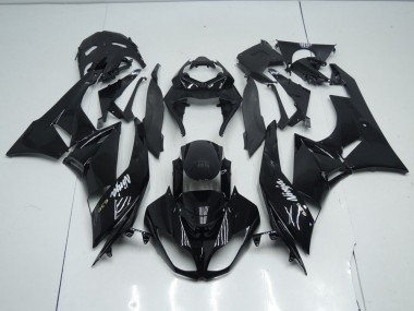 2009-2012 Black OEM Style Kawasaki ZX6R Motor Bike Fairings