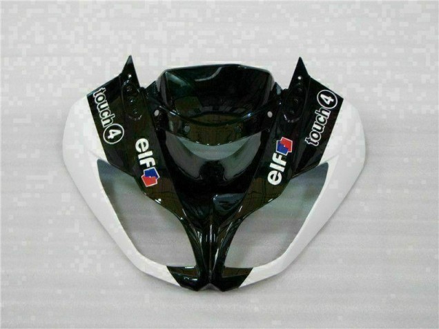 2009-2012 Black White 3M Touch4 Kawasaki ZX6R Bike Fairings 2009-2012 Black White 3M Touch4 Kawasaki ZX6R Bike Fairings