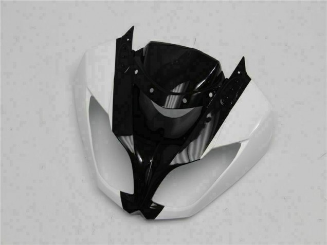 2009-2012 Black White Kawasaki ZX6R Motorcycle Fairings 2009-2012 Black White Kawasaki ZX6R Motorcycle Fairings