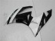 2009-2012 Black White Kawasaki ZX6R Motorcycle Fairings 2009-2012 Black White Kawasaki ZX6R Motorcycle Fairings