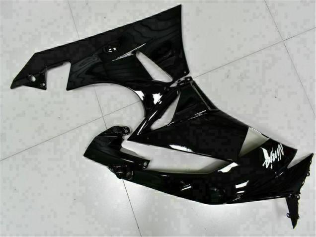 2009-2012 Black White Ninja Kawasaki ZX6R Replacement Fairings 2009-2012 Black White Ninja Kawasaki ZX6R Replacement Fairings