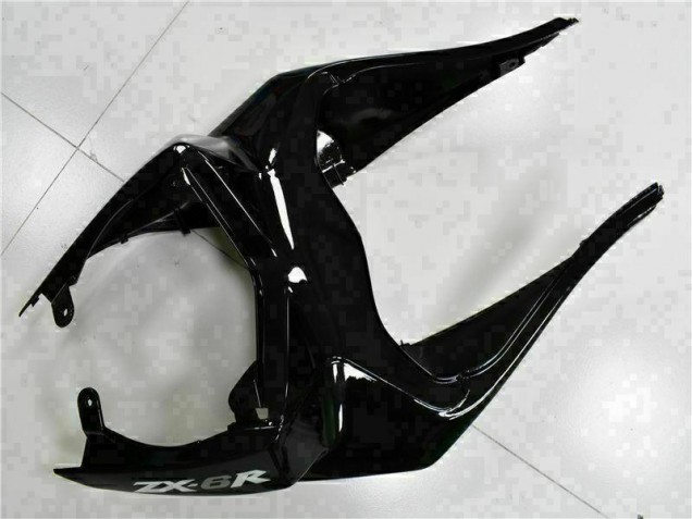 2009-2012 Black White Ninja Kawasaki ZX6R Replacement Fairings 2009-2012 Black White Ninja Kawasaki ZX6R Replacement Fairings