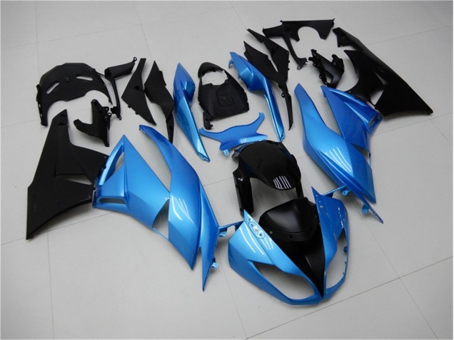 2009-2012 Blue Black Kawasaki ZX6R Motorcycle Fairing Kit 2009-2012 Blue Black Kawasaki ZX6R Motorcycle Fairing Kit
