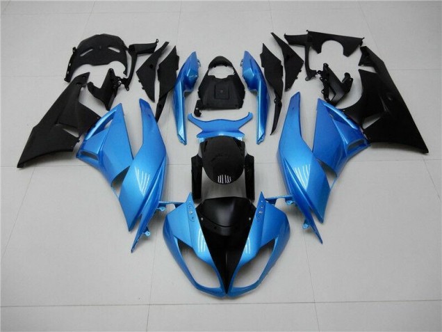 2009-2012 Blue Black Kawasaki ZX6R Motorcycle Fairing Kit 2009-2012 Blue Black Kawasaki ZX6R Motorcycle Fairing Kit
