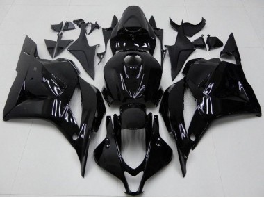 2009-2012 Glossy Black Honda CBR600RR Bike Fairing Kit