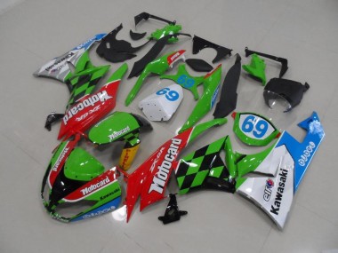 2009-2012 Motocard Kawasaki ZX6R Motorcycle Fairings Kits