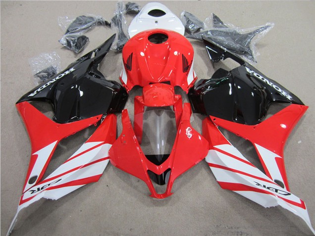 2009-2012 Red Black White Honda CBR600RR Motorcycle Fairings 2009-2012 Red Black White Honda CBR600RR Motorcycle Fairings