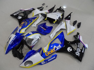 2009-2014 Blue White GoldBet BMW S1000RR Motorcycle Fairings