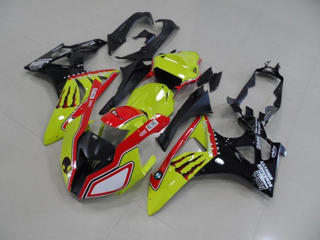 2009-2014 Green Red Monster BMW S1000RR Bike Fairings 2009-2014 Green Red Monster BMW S1000RR Bike Fairings