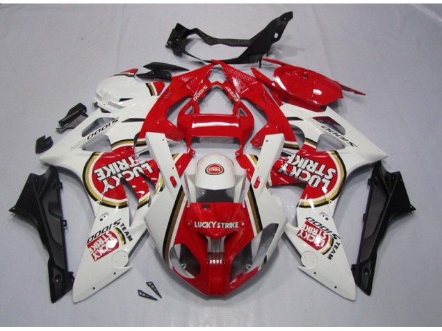 2009-2014 Red White Lucky Strike BMW S1000RR Motorbike Fairing 2009-2014 Red White Lucky Strike BMW S1000RR Motorbike Fairing