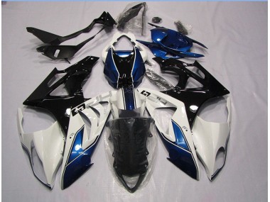 2009-2014 White Blue BMW S1000RR Replacement Fairings