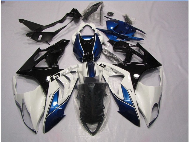 2009-2014 White Blue BMW S1000RR Replacement Fairings 2009-2014 White Blue BMW S1000RR Replacement Fairings