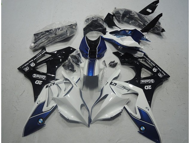 2009-2014 White Blue BMW S1000RR Motor Bike Fairings 2009-2014 White Blue BMW S1000RR Motor Bike Fairings