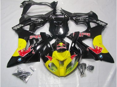 2009-2014 Yellow Black RedBull BMW S1000RR Motorbike Fairing Kits