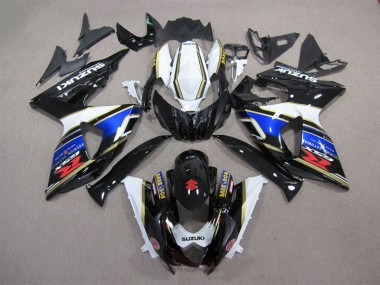 2009-2016 Black Blue White Dark Dog Suzuki GSXR1000 Motorcycle Bodywork
