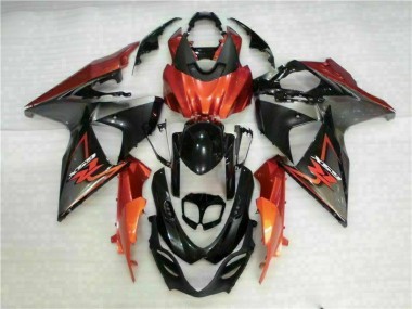 2009-2016 Brown Black Suzuki GSXR1000 Motorcycle Fairing Kit