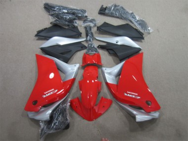 2011-2013 Red Silver Black Honda CBR125R Motorbike Fairing