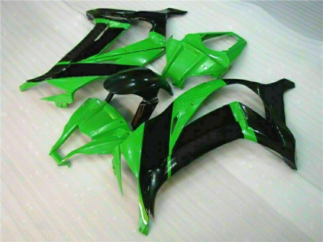 2011-2015 Green Black Kawasaki ZX10R Motor Fairings 2011-2015 Green Black Kawasaki ZX10R Motor Fairings