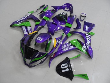 2011-2015 Purple Eva Kawasaki ZX10R Motor Fairings