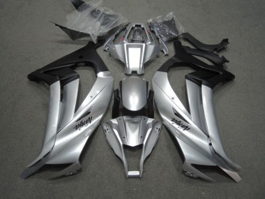 2011-2015 Silver Black Ninja Kawasaki ZX10R Motorcycle Replacement Fairings