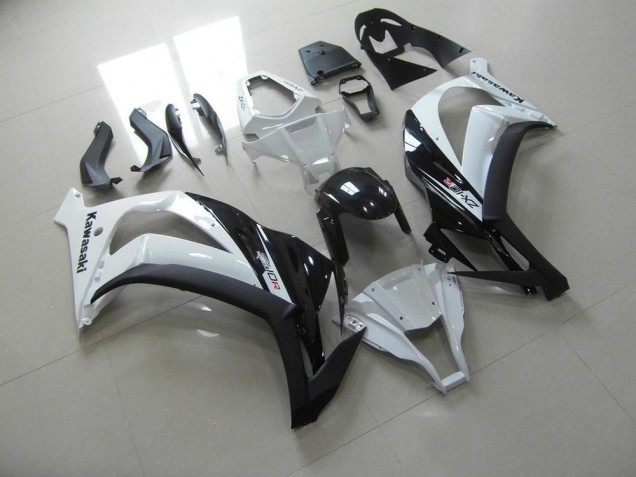 2011-2015 White Black Kawasaki ZX10R Motorbike Fairings 2011-2015 White Black Kawasaki ZX10R Motorbike Fairings
