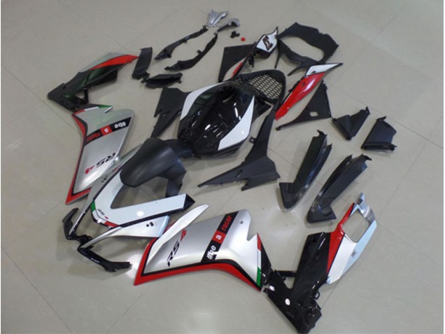 2011-2018 Black Silver Red Aprilia RS4 50 125 Replacement Motorcycle Fairings 2011-2018 Black Silver Red Aprilia RS4 50 125 Replacement Motorcycle Fairings