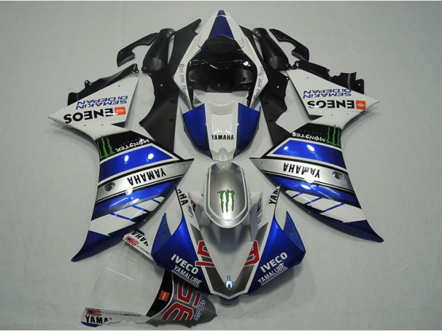2012-2014 Blue White IVECO Yamaha YZF R1 Motorcycle Fairings 2012-2014 Blue White IVECO Yamaha YZF R1 Motorcycle Fairings