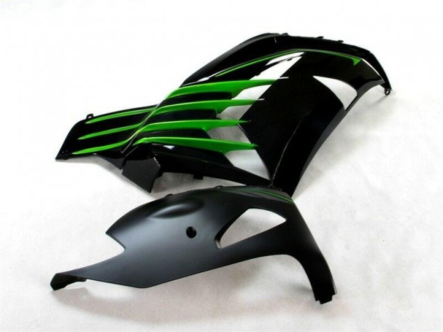 2012-2021 Black Green Kawasaki ZX14R ZZR1400 Motorcycle Fairings 2012-2021 Black Green Kawasaki ZX14R ZZR1400 Motorcycle Fairings