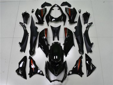 2013-2016 Black Kawasaki Z800 Motorcycle Fairings Kits