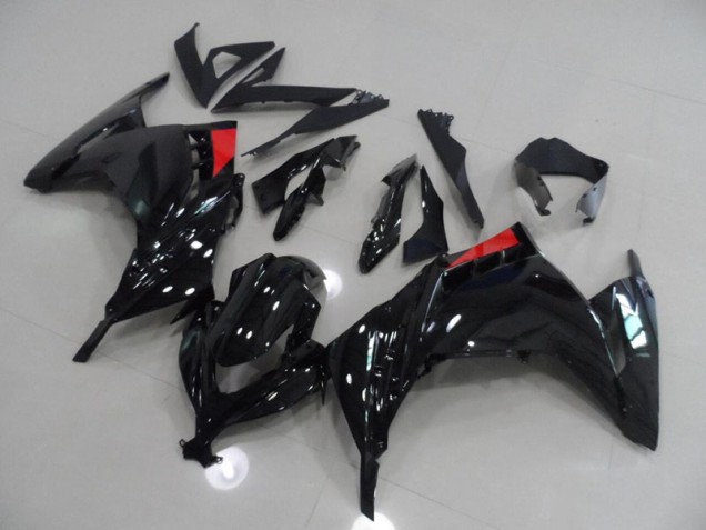 2013-2016 Black Red Kawasaki ZX300R Bike Fairing Kit 2013-2016 Black Red Kawasaki ZX300R Bike Fairing Kit